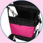  - Taka HANDY BAG Ive - KVALITN ESK VROBA !!! ern + malina od  www.firkon-kocarky.cz