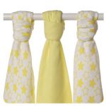  - Bambusov pleny XKKO BMB 70x70 - Little Stars Lemon MIX 3ks od  firkon-kocarky.cz