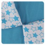  - Bambusov ubrousky XKKO BMB 30x30 - Little Stars Cyan MIX od  firkon-kocarky.cz