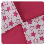  - Bambusov ubrousky XKKO BMB 30x30 - Little Stars Magenta MIX od  firkon-kocarky.cz