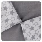  - Bambusov ubrousky XKKO BMB 30x30 - Little Stars Silver MIX od  firkon-kocarky.cz