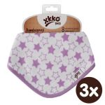  - Bambusov slintek XKKO BMB - Little Stars Lilac 3x1ks od  firkon-kocarky.cz