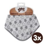  - Bambusov slintek XKKO BMB - Little Stars Silver 3x1ks od  firkon-kocarky.cz