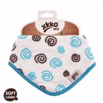  - XKKO BMB Bambusov dtsk slintek/tek - Cyan Spirals od  firkon-kocarky.cz