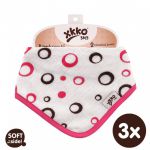  - XKKO BMB Bambusov dtsk slintek/tek - Magenta Bubbles 3ks od  firkon-kocarky.cz