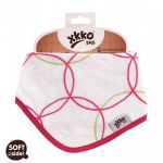  - Bambusov dtsk slintek/tek XKKO BMB - Magenta Circles od  firkon-kocarky.cz