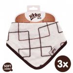 - Bambusov dtsk slintek/tek XKKO BMB - Natural Squares 3ks od  firkon-kocarky.cz