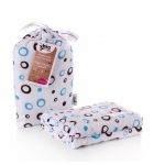  - Bambusov zavinovaka XKKOBMB Cyan Bubbles 120x120cm - 1ks od  firkon-kocarky.cz