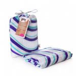  - Bambusov zavinovaka XKKOBMB Ocean Blue Waves 120x120cm - 1ks od  firkon-kocarky.cz