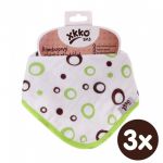  - XKKO BMB Bambusov dtsk slintek/tek - Lime Bubbles 3ks od  firkon-kocarky.cz