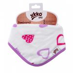  - Bambusov dtsk slintek/tek XKKO BMB - Lilac Hearts od  firkon-kocarky.cz