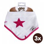  - Bambusov dtsk slintek/tek XKKO BMB - Magenta Stars 3ks od  firkon-kocarky.cz
