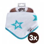  - Bambusov dtsk slintek/tek XKKO BMB - Tyrkys Stars 3ks od  firkon-kocarky.cz