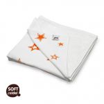  - Bambusov dtsk deka XKKOBMB Orange Stars od  firkon-kocarky.cz