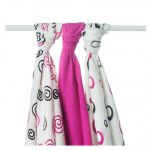  - Bambusov pleny XKKOBMB B&S Magenta MIX 70x70cm - 3ks od  firkon-kocarky.cz