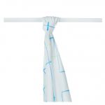  - Bambusov osuka XKKOBMB S&C Cyan Squares 90x100cm - 1ks od  firkon-kocarky.cz