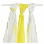  - Bambusov pleny XKKOBMB Lemon Stars MIX 70x70cm - 3ks od  firkon-kocarky.cz