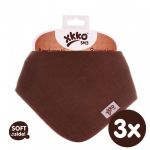  - XKKO BMB Bambusov dtsk slintek/tek - Dark Choco 3ks od  firkon-kocarky.cz