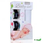  - Baby set - bambusov osuka bl + korkov kolek ern T-tomi od  firkon-kocarky.cz