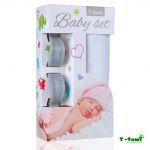  - Baby set - bambusov osuka bl + korkov kolek edT-tomi od  www.firkon-kocarky.cz