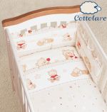  - 3-dln souprava do postlky Cottolare - Medvdek a sladkosti bov 135/100cm  od  www.firkon-kocarky.cz