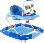  - Dtsk multifunkn chodtko s houpakou - SUPER LUX - modr od  firkon-kocarky.cz