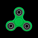  - HIT !!!!   Antistresov HAND SPINNER   zelen od  firkon-kocarky.cz