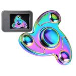  - HIT !!!!   Antistresov aluminiov 3-ramenn  FIGHT  SPINNER  duhov od  firkon-kocarky.cz