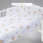  - Klup Povleen do postlky 3-dln 135x100cm  K013  medvdci od  firkon-kocarky.cz
