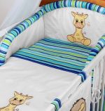  - Luxusn 2-dln povleen do postlky   Baby Dreams - SAFARI - IRAFA  NELLYS modr prouek od  firkon-kocarky.cz