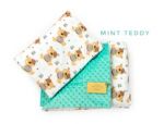  - Luxusn oboustrann souprava do korku  MINKY  MANUFAKTURA  FLOO FOR BABY  TEDDY s mtovm  minky od  firkon-kocarky.cz