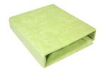  - Vysokogramn frot prostradlo do postlky 120x60 cm DUET Baby  zelen od  www.firkon-kocarky.cz