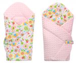  - Luxusn oboustrann zavinovaka MINKY kytiky rov od  www.firkon-kocarky.cz