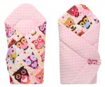 - Luxusn oboustrann zavinovaka MINKY sovy barevn rov od  www.firkon-kocarky.cz