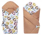  - Luxusn oboustrann zavinovaka MINKY opiky hnd  od  www.firkon-kocarky.cz