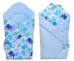  - Luxusn oboustrann zavinovaka MINKY sloni mod od  www.firkon-kocarky.cz