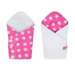  - Luxusn oboustrann zavinovaka MINKY hvzdy  rovo-bl od  www.firkon-kocarky.cz
