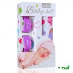 - Baby set - bambusov osuka rov sloni + korkov kolek fialov T-tomi od  www.firkon-kocarky.cz