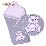  - Luxusn zavinovaka TEDDY BEAR Baby Nellys - jersey -  ed od  www.firkon-kocarky.cz